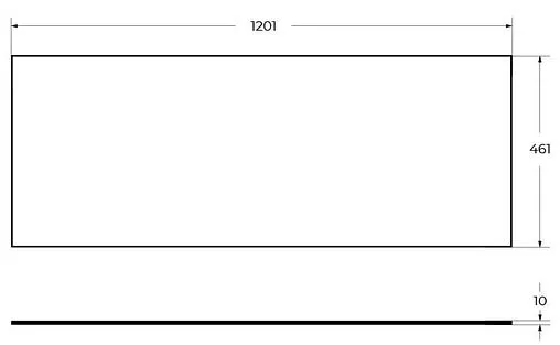 Столешница Cezares Cardo 120 Nero Magma CADRO-120-HPL-NRM