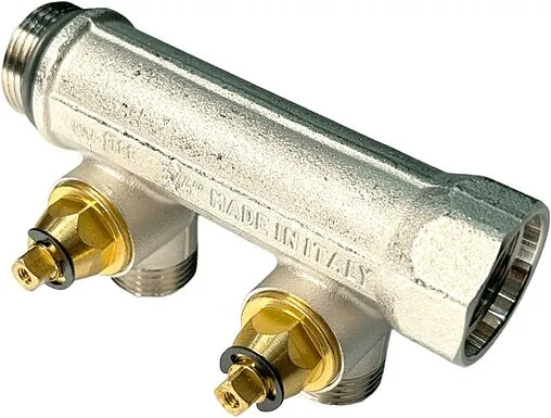 Коллектор регулирующий проходной 2 отвода ¾&quot;в/н x ½&quot;к Uni-fitt 410N3220