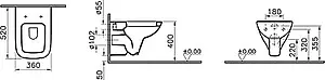 Комплект 5 в 1 VitrA S20 Rim-Ex 9004B003-7202 с кнопкой Loop 740-0580 хром глянцевый Комплект 5 в 1 VitrA S20 Rim-Ex 9004B003-7202 с кнопкой Loop 740-0580 хром глянцевый, 3