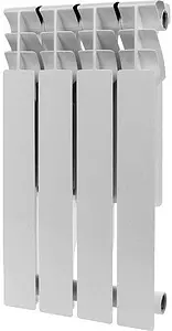 Радиатор алюминиевый 4 секции Rommer Plus 500 RAL-3210-050004 Радиатор алюминиевый 4 секции Rommer Plus 500 RAL-3210-050004, 1