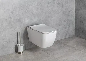 Унитаз подвесной безободковый ISVEA Vea Cubo белый 10VA02001SV Унитаз подвесной безободковый ISVEA Vea Cubo белый 10VA02001SV, 5