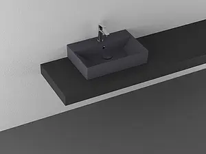 Раковина ISVEA SistemaZ Frame 60 антрацит 10SF50060SV-2C, 3