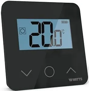 Радиотерморегулятор комнатный WATTS BT-D03-RF NOIR GT черный 10084874, 1