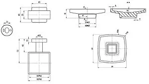 Мыльница Villeroy&Boch Elements-Striking хром TVA15202000061 Мыльница Villeroy&Boch Elements-Striking хром TVA15202000061, 2