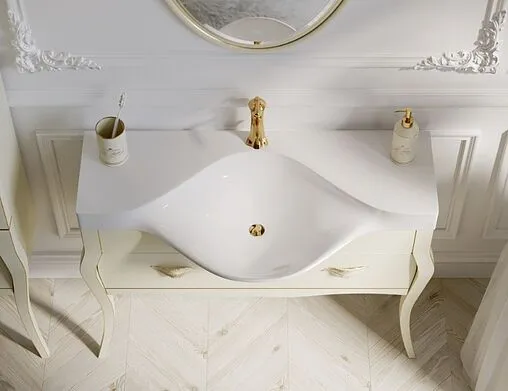 Тумба под умывальник напольная Clarberg Borgia T11/BG слоновая кость с патиной BOR0111BG Тумба под умывальник напольная Clarberg Borgia T11/BG слоновая кость с патиной BOR0111BG