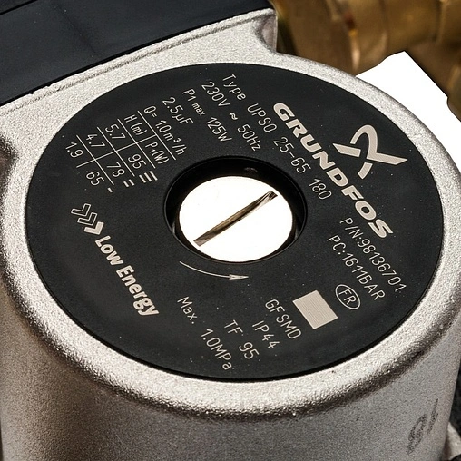Насосный модуль с термостатическим смесительным клапаном 1½&quot;н х 1&quot;в Stout SDG-0002-002502 с насосом Grundfos UPSO 25-65 180