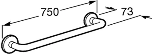 Полотенцедержатель Roca Hotels хром 816376001