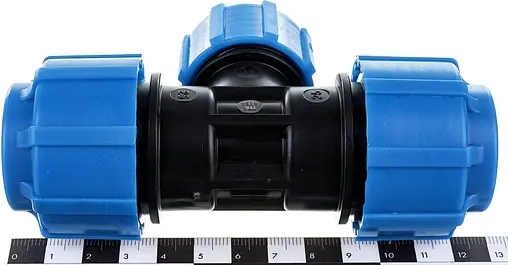 Тройник компрессионный редукционный 25мм x 20мм x 25мм ТПК-Аква 51252025