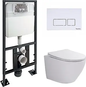 Комплект 5 в 1 Toni Arti Russi TA-01+TA-1900+TA-0042 с кнопкой Noche белый глянцевый, 1