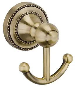 Крючок двойной Fixsen Antik бронза FX-61105A Крючок двойной Fixsen Antik бронза FX-61105A, 1