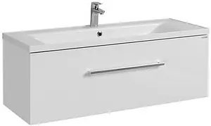 Тумба-умывальник подвесная Aquaton Мадрид 120 M белый 1A1687K2MA010, 1