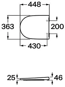 Крышка-сиденье для унитаза с микролифтом Roca Ona Supralit белый A801E12001, 2