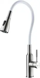 Смеситель для кухни Lemark Expert хром/белый LM5082S-White Смеситель для кухни Lemark Expert хром/белый LM5082S-White, 1