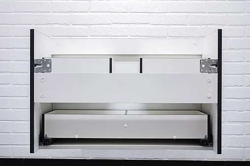 Тумба под умывальник подвесной Домино Graffo 80 графит DGr2101T