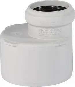 Патрубок переходной длинный внутренний бесшумный D=110x58мм Ostendorf Skolan Safe SKR 335720, 1