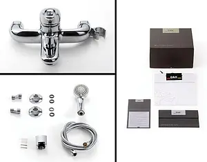 Смеситель для ванны D&K Rhein Eucharius хром DA1373201 Смеситель для ванны D&K Rhein Eucharius хром DA1373201, 5