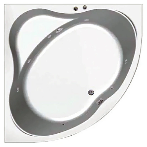 Ванна акриловая Aquanet Palau 140x140 00204021