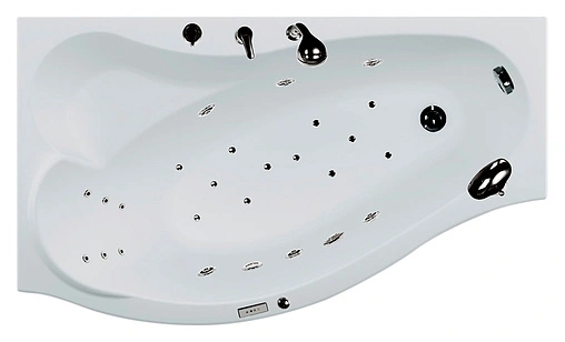 Ванна акриловая Aquanet Palma 170x100 L 00204022 Ванна акриловая Aquanet Palma 170x100 L 00204022