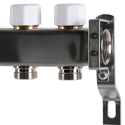 Группа коллекторная без расходомеров 11 отводов 1&quot;в/в x ¾&quot;ек Rommer RMS-3200-000011