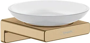 Мыльница Hansgrohe AddStoris шлифованная бронза 41746140 Мыльница Hansgrohe AddStoris шлифованная бронза 41746140, 1