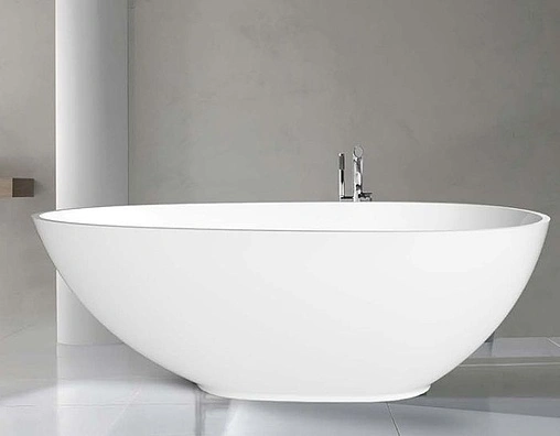 Ванна отдельностоящая из искусственного камня C-bath Demetra 170x85 белый CBM002001