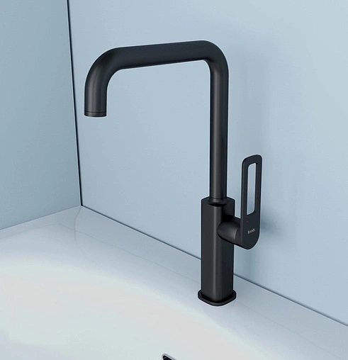 Смеситель для кухни IDDIS Slide чёрный матовый SLIBL00i05