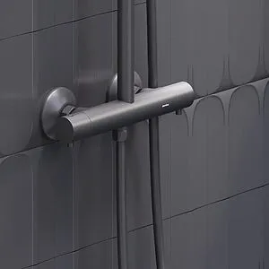 Душевая система с термостатом для душа Damixa Jupiter чёрный матовый 977800300 Душевая система с термостатом для душа Damixa Jupiter чёрный матовый 977800300, 5