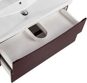 Тумба-умывальник подвесная BelBagno MARINO-CER 100 Bordo Lucido MARINO-CER-1000-2C-SO-BRDL-P+BB-0324-100-LVB Тумба-умывальник подвесная BelBagno MARINO-CER 100 Bordo Lucido MARINO-CER-1000-2C-SO-BRDL-P+BB-0324-100-LVB, 4