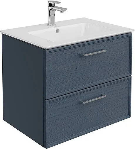 Тумба под умывальник подвесная Kerama Marazzi Piano Classic 65 ясень синий PIA.CL.65\BLU.M