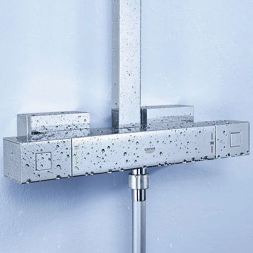 Душевая система с термостатом для душа Grohe Euphoria Cube XXL System 230 хром 26087000