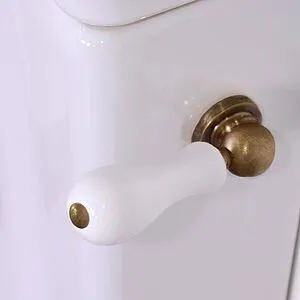 Механизм смыва для бачка Kerasan Waldorf/Retro бронза 756993, 3