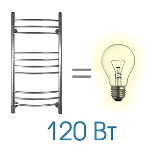Полотенцесушитель электрический лесенка Energy Ergo 1000х500 полированная сталь, 4