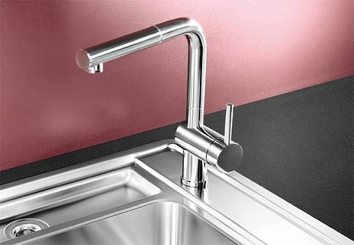 Смеситель для кухни с выдвижным изливом Blanco Linus-S хром 512402