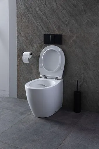 Унитаз приставной безободковый Allen Brau Fantasy белый 4.11007.20