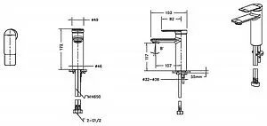 Смеситель для раковины Bravat Eddie хром F1369402CP-RUS Смеситель для раковины Bravat Eddie хром F1369402CP-RUS, 2
