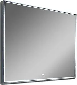 Зеркало с подсветкой Continent Sting Black Led 100x70 чёрный ЗЛП104, 1