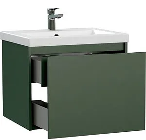 Тумба-умывальник подвесная Cersanit Grande 60 зеленый 64302+S-UM-COM60/1-w, 3