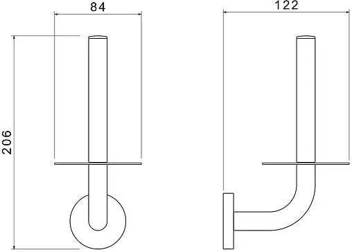 Держатель для запасных рулонов Aquatek Оберон хром AQ4207CR Держатель для запасных рулонов Aquatek Оберон хром AQ4207CR