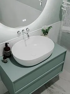 Раковина Terminus Прато 60 белый 03RN60x41x14W Раковина Terminus Прато 60 белый 03RN60x41x14W, 4