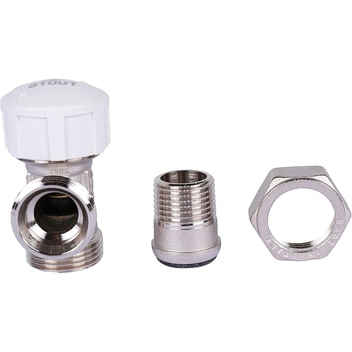 Вентиль терморегулирующий угловой ¾&quot;ек x ½&quot;н Stout SVT-0002-100015