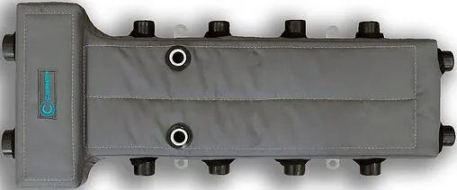 Распределительный коллектор 5 контуров с гидрострелкой 1¼&quot;н x 1&quot;н Север-М5 1925011