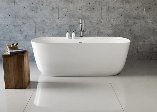 Ванна акриловая отдельностоящая Aquanet Family Fine 170x78 Gloss Finish белый 95778-GW