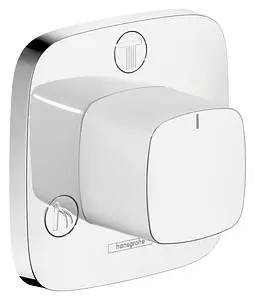 Вентиль переключающий на 2/3 потребителя Hansgrohe PuraVida trio/quattro S белый/хром 15937400, 1