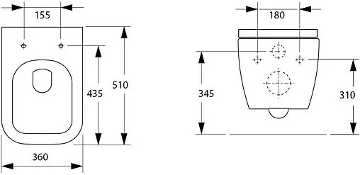 Унитаз подвесной безободковый Allen Brau Infinity белый 4.21004.20