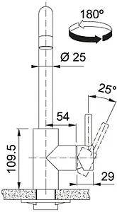 Смеситель для кухни Franke Kubus нержавеющая сталь 115.0529.202 Смеситель для кухни Franke Kubus нержавеющая сталь 115.0529.202, 2