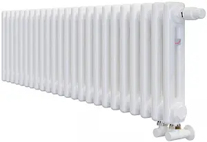 Радиатор стальной трубчатый Zehnder Charleston Completto 2035/24 V001½&quot; Ral 9016, 1