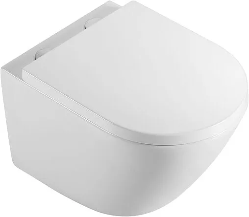 Унитаз подвесной безободковый Aquanet Zvezda Rimless белый ZV-2 Унитаз подвесной безободковый Aquanet Zvezda Rimless белый ZV-2