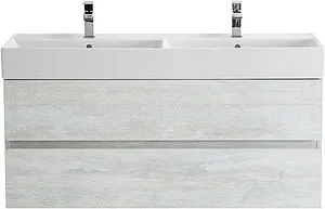 Тумба под умывальник подвесная Cezares Molveno 46 120 Legno Bianco MOLVENO 46-120-2C-SO-2-LB Тумба под умывальник подвесная Cezares Molveno 46 120 Legno Bianco MOLVENO 46-120-2C-SO-2-LB, 1