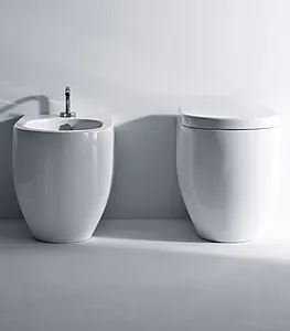 Биде напольное Kerasan Flo белый 312001, 3