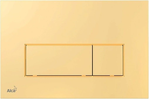 Клавиша смыва для унитаза AlcaPlast Thin M575 золото